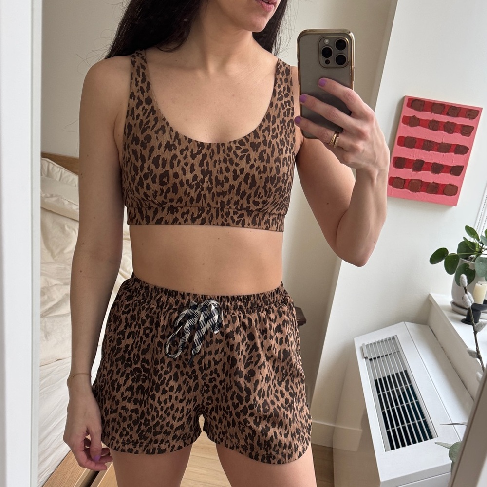 The Upside set shorts and bra